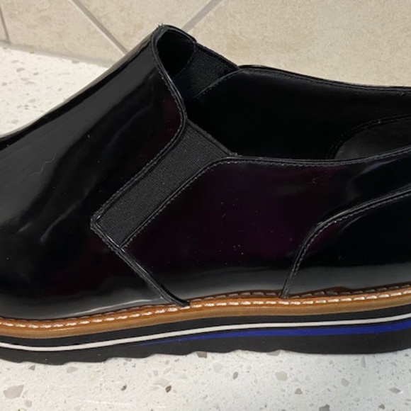 NWOB Black Vince Men's Slip on Shoes Size 10 - Picture 3 of 9